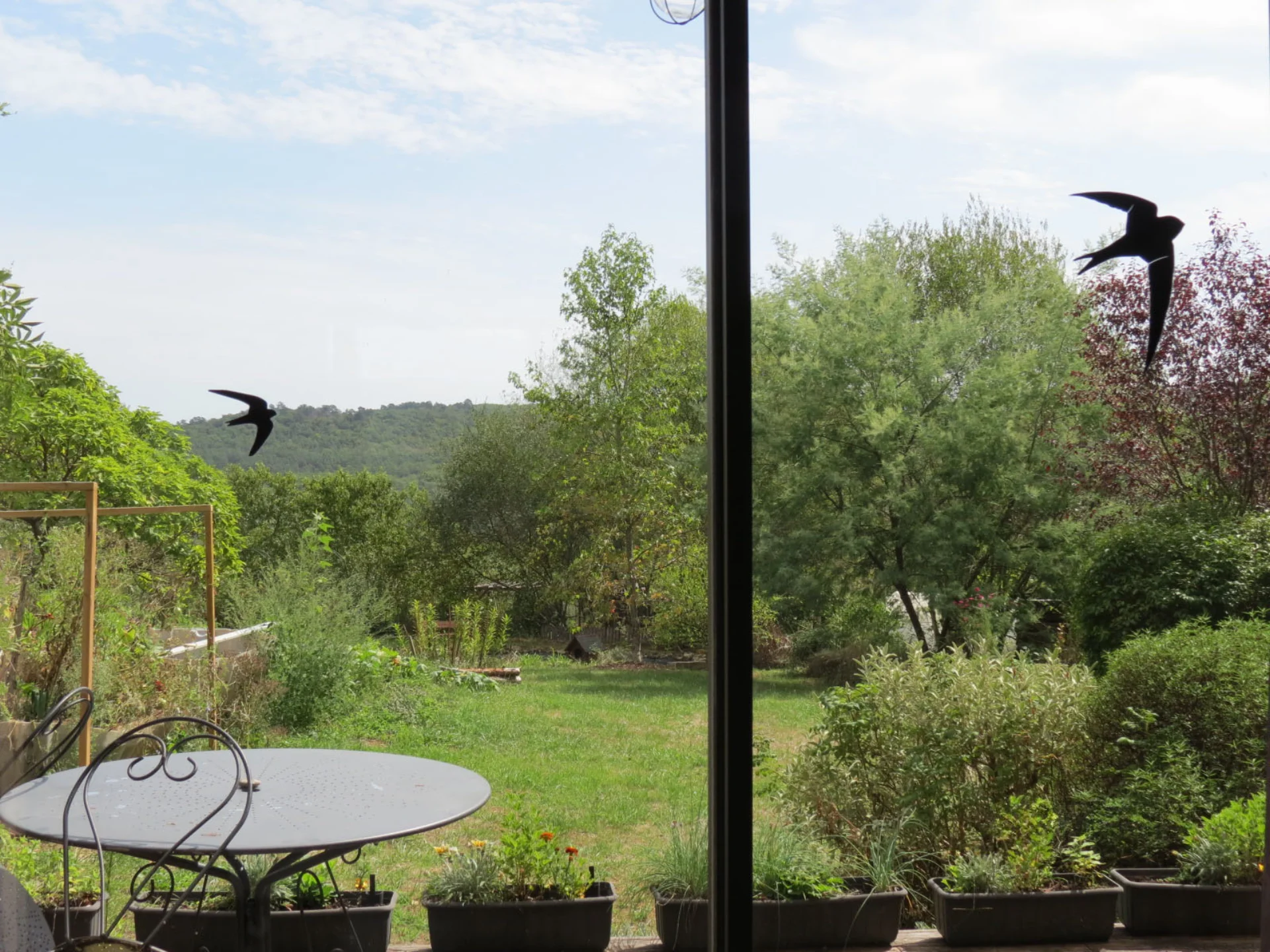 Vue de l'intérieur, Terrasse