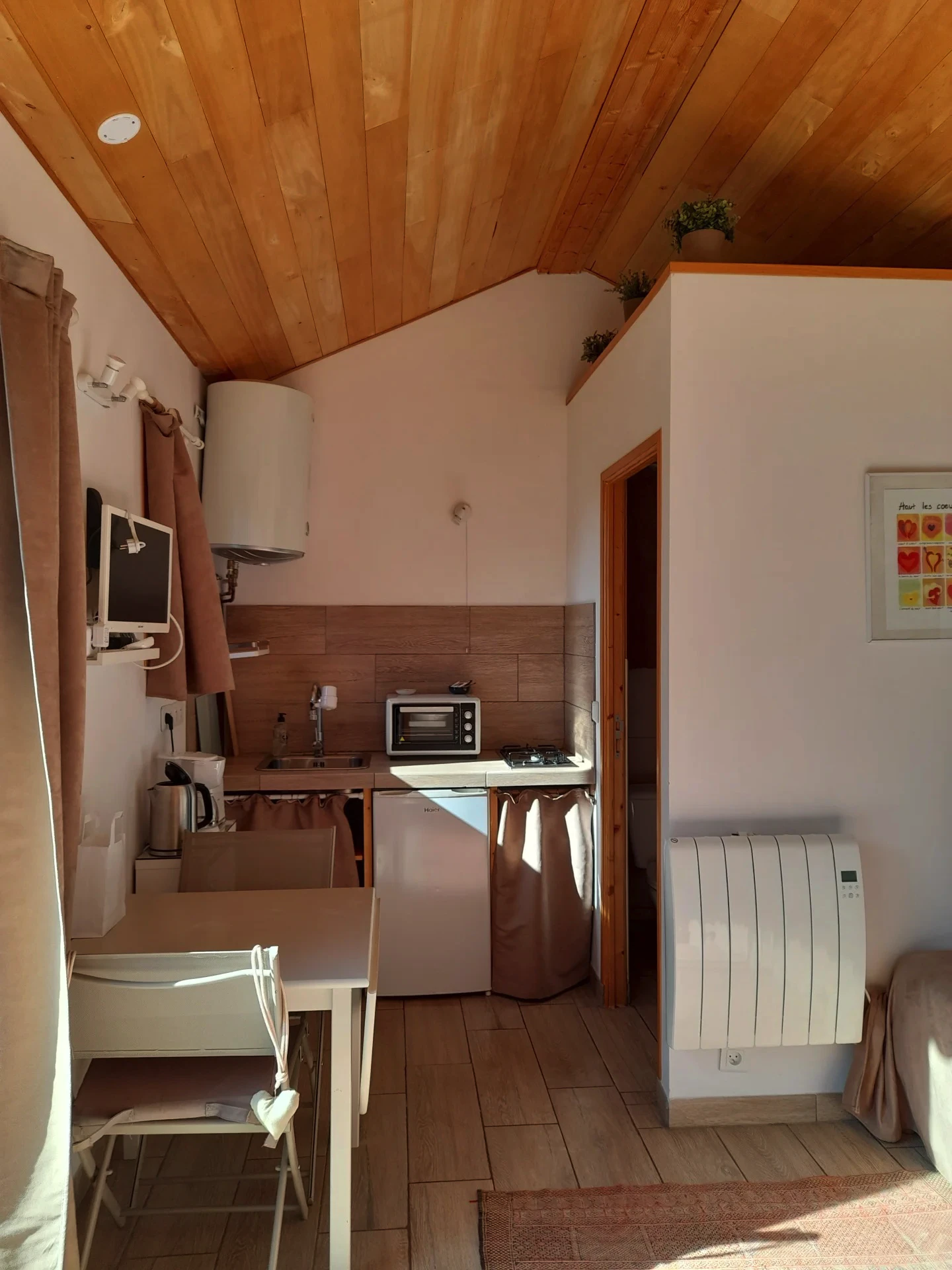 Kitchenette, Salle d'eau, WC